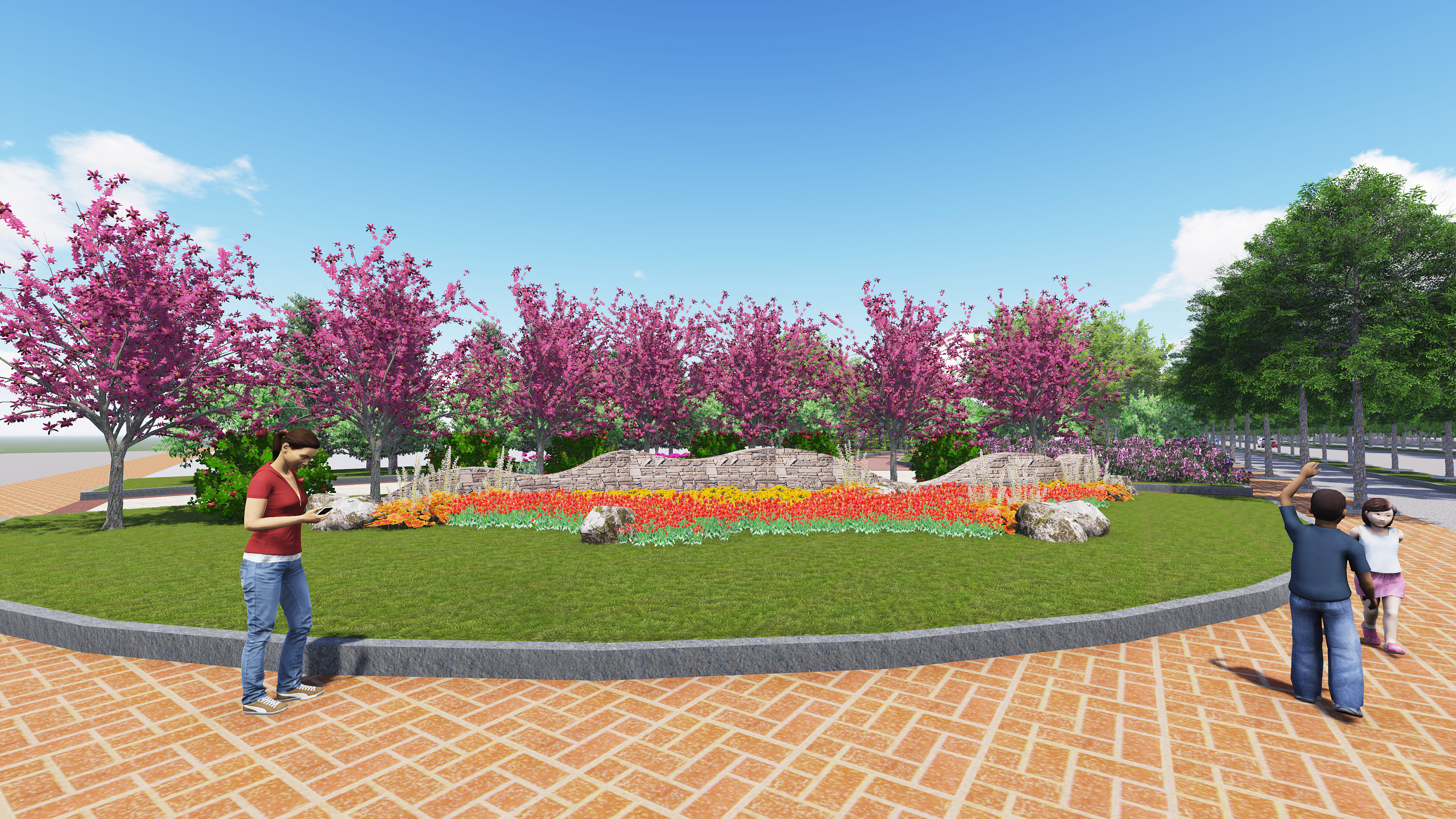 城市道路兩側(cè)景觀設計的美學與生態(tài)融合